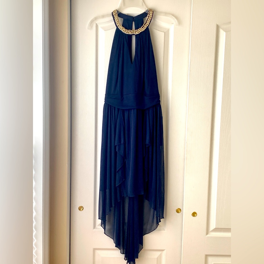 JCPenney B. Smart Navy High-Low dress